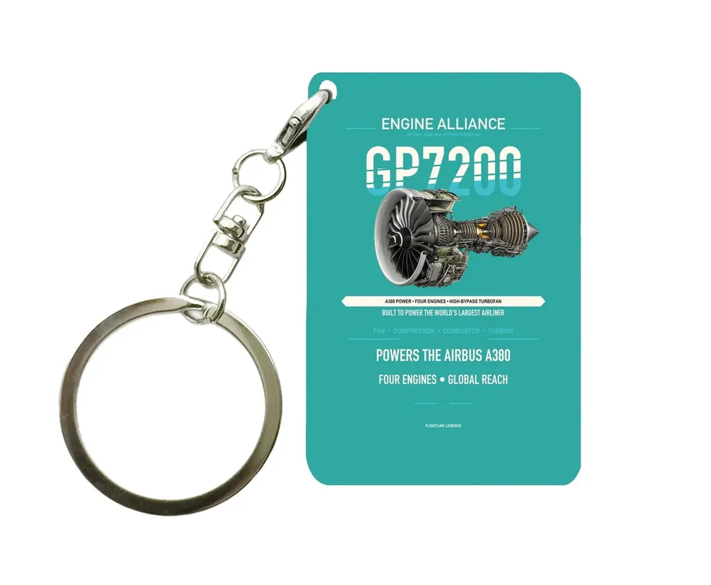 GP7200 Key Chain design on turquoise key chain