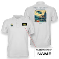 Thumbnail for VINTAGE G4283 - The Cache Drop - Double-Side Polo T-Shirt design on white+name