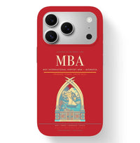 Thumbnail for Mombasa Airport (MBA) design on red iPhone 17 Pro MagSafe case