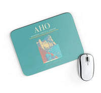 Thumbnail for AlgheroFertilia Airport AHO Mouse-Pad Rectangle - Turquoise