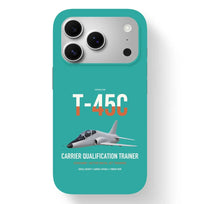 Thumbnail for T-45C Goshawk design on turquoise magsafe iphone case, for iPhone 17 Pro
