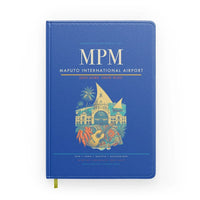 Thumbnail for Maputo International Airport (MPM) design on blue notebook