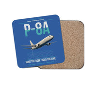 Thumbnail for P-8A Poseidon design on blue 1 piece coaster
