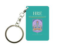 Thumbnail for Robert Gabriel Mugabe International Airport HRE Key Chain design on turquoise key chain