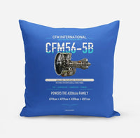 Thumbnail for CFM56-5B design on blue pillow