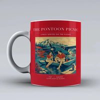Thumbnail for VINTAGE G4250 - The Pontoon Picnic - Ceramic Mug design on red