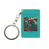 Thumbnail for VINTAGE G4167 - The Engine Change - Designed Key Chain design on turquoise