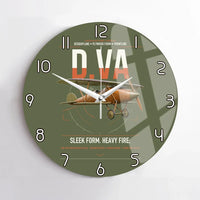 Thumbnail for Albatros D.Va design on green army no frame wall clock