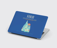 Thumbnail for Harbin Taiping International Airport (HRB) design on blue MacBook case