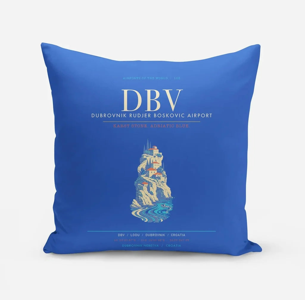 Dubrovnik Ruer Boskovic Airport DBV - Karst Adriatic Stone Current - Blue