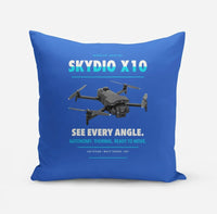 Thumbnail for Skydio X10 design on blue pillow