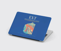 Thumbnail for Exeter International Airport (EXT) design on blue MacBook case