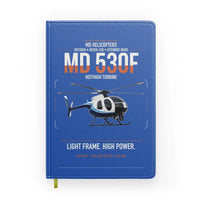 Thumbnail for MD Helicopters MD 530F design on blue notebook