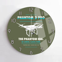 Thumbnail for DJI Phantom 3 Professional design on green army no frame wall clock