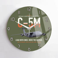 Thumbnail for C-5M Super Galaxy design on green army no frame wall clock
