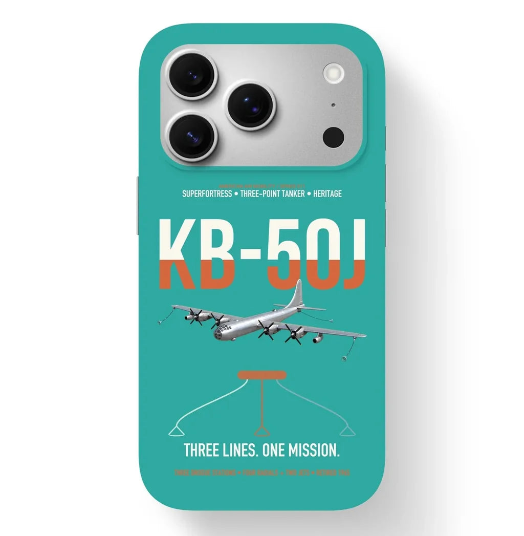 KB-50J Superfortress design on turquoise magsafe iphone case, for iPhone 17 Pro
