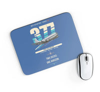 Thumbnail for Boeing 377 Stratocruiser design on blue rectangle mouse pad