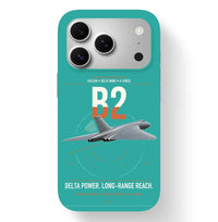 Thumbnail for Avro Vulcan B2 design on turquoise magsafe iphone case, for iPhone 17 Pro