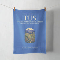 Thumbnail for Tucson International Airport (TUS) design on blue towel