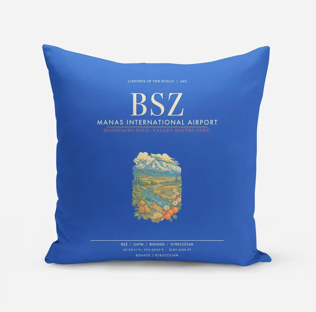 Manas International Airport Bishkek BSZ - Blue