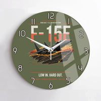 Thumbnail for F-15E Strike Eagle design on green army no frame wall clock