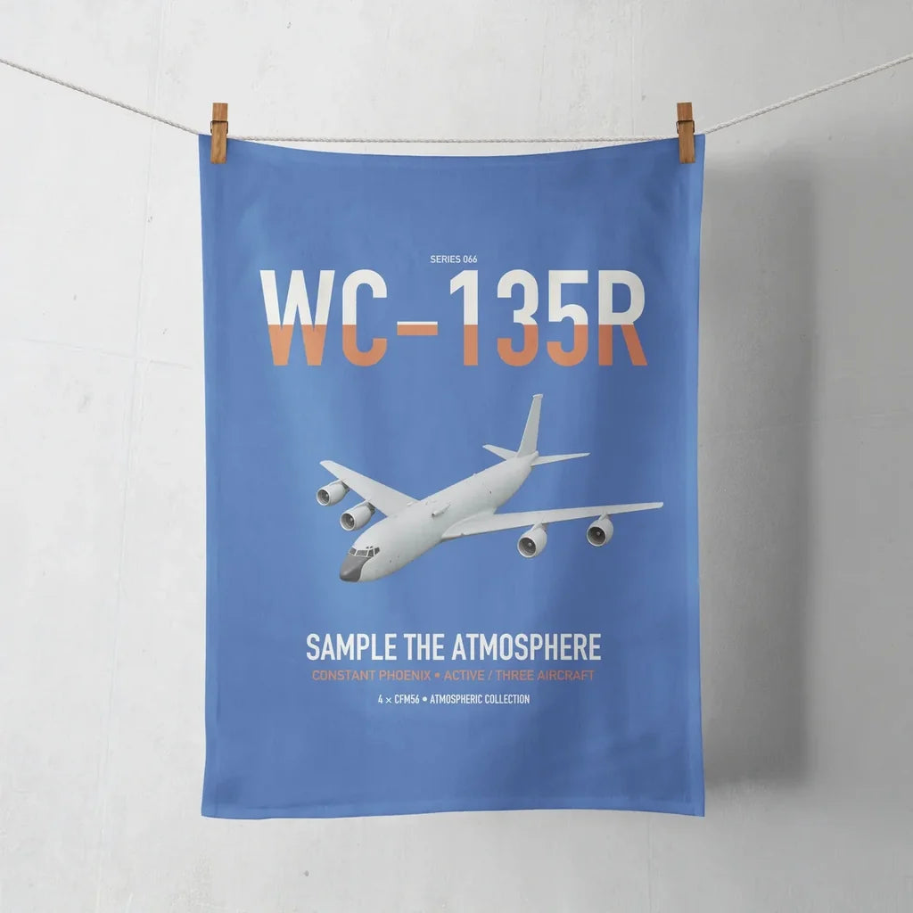 WC-135R Constant Phoenix design on blue towel