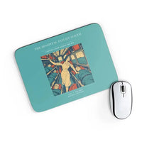 Thumbnail for VINTAGE G4515 - The Hospital Flight South - Designed Mouse Pads design on turquoise rectangle