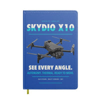 Thumbnail for Skydio X10 design on blue notebook