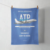 Thumbnail for British Aerospace ATP design on blue towel