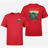 Thumbnail for VINTAGE G4282 - The Muskeg Hop - Double-Side T-Shirt design on red double side t shirt