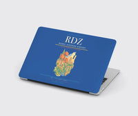 Thumbnail for Rodez–Aveyron Airport (RDZ) design on blue MacBook case