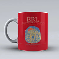 Thumbnail for International Airport EBL Mug design on red erbil