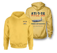 Thumbnail for Atlantique 2 Standard 6 design on yellow double-side hoodie, double-side print