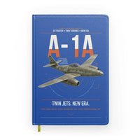 Thumbnail for Messerschmitt Me 262A-1a design on blue notebook
