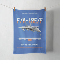 Thumbnail for F A-18E F Buddy Tanker design on blue towel