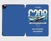 Thumbnail for Cessna 208 Caravan design on blue ipad tablet case