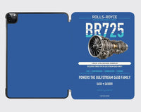 Thumbnail for BR725 design on blue ipad tablet case