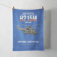 Thumbnail for Airbus H215M design on blue towel