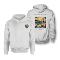 Thumbnail for VINTAGE G4336 - The Starlit Caravanserai - Double-Side Hoodie design on white double side