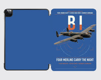 Thumbnail for Avro Lancaster B I design on blue ipad tablet case