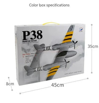 Thumbnail for FX816 Remote Control Airplane P38 Fighter Rechargeable RC Aircraft Glider Model - view 19