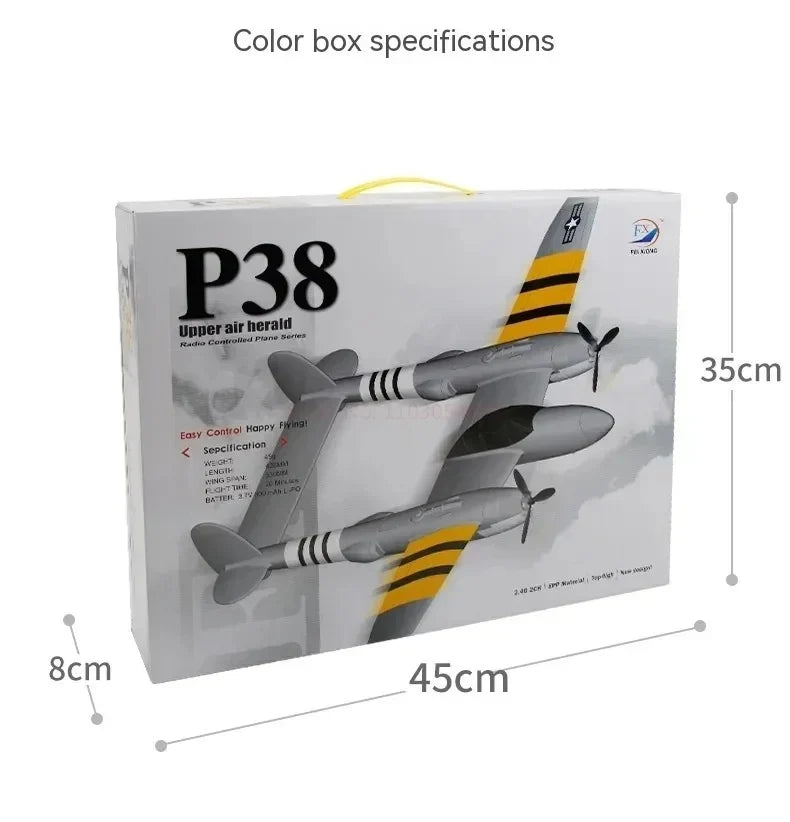 FX816 Remote Control Airplane P38 Fighter Rechargeable RC Aircraft Glider Model - view 19