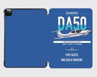 Thumbnail for Diamond DA50 RG design on blue ipad tablet case