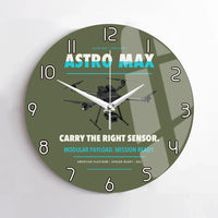 Thumbnail for Freefly Astro Max design on green army no frame wall clock