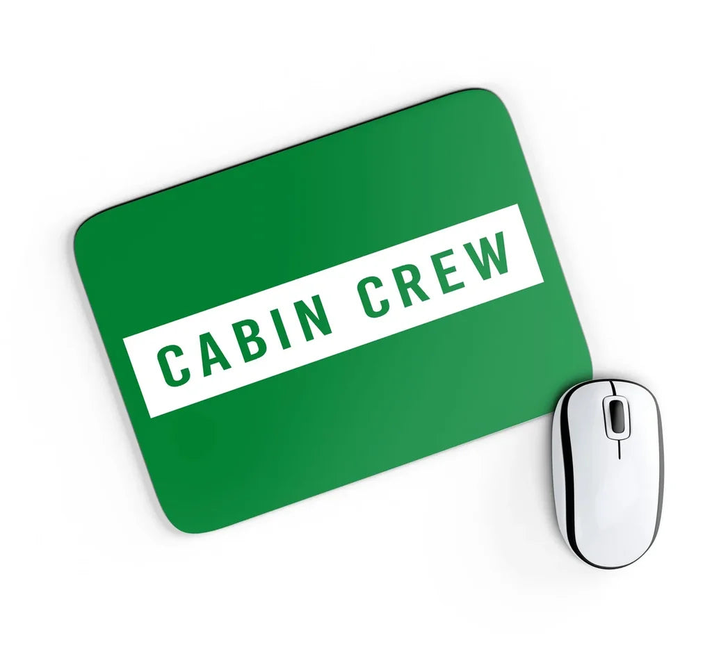 Cabin Crew Text Mouse Pad - view 6