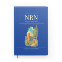 Thumbnail for Weeze Airport (NRN) design on blue notebook