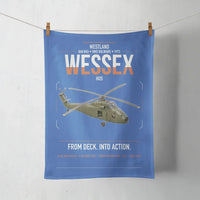 Thumbnail for Westland Wessex HU5 design on blue towel