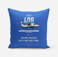 Thumbnail for Cessna 408 SkyCourier design on blue pillow
