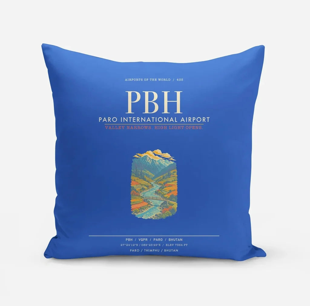 Paro International Airport PBH - Blue