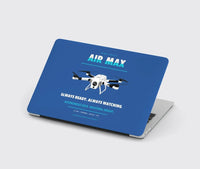 Thumbnail for Percepto Air Max design on blue MacBook case